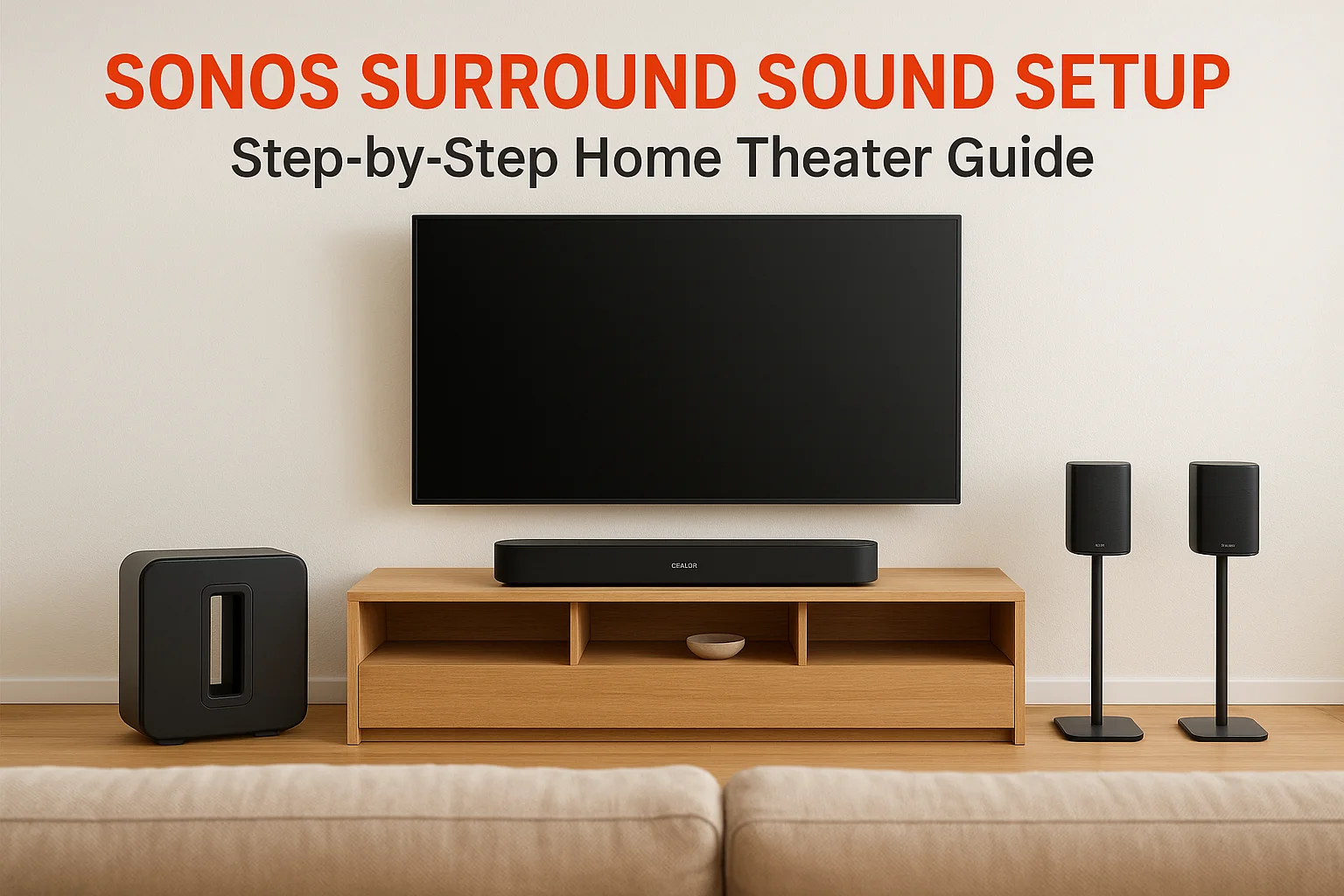 Sonos Surround Sound Setup: Step-by-Step Home Theater Guide