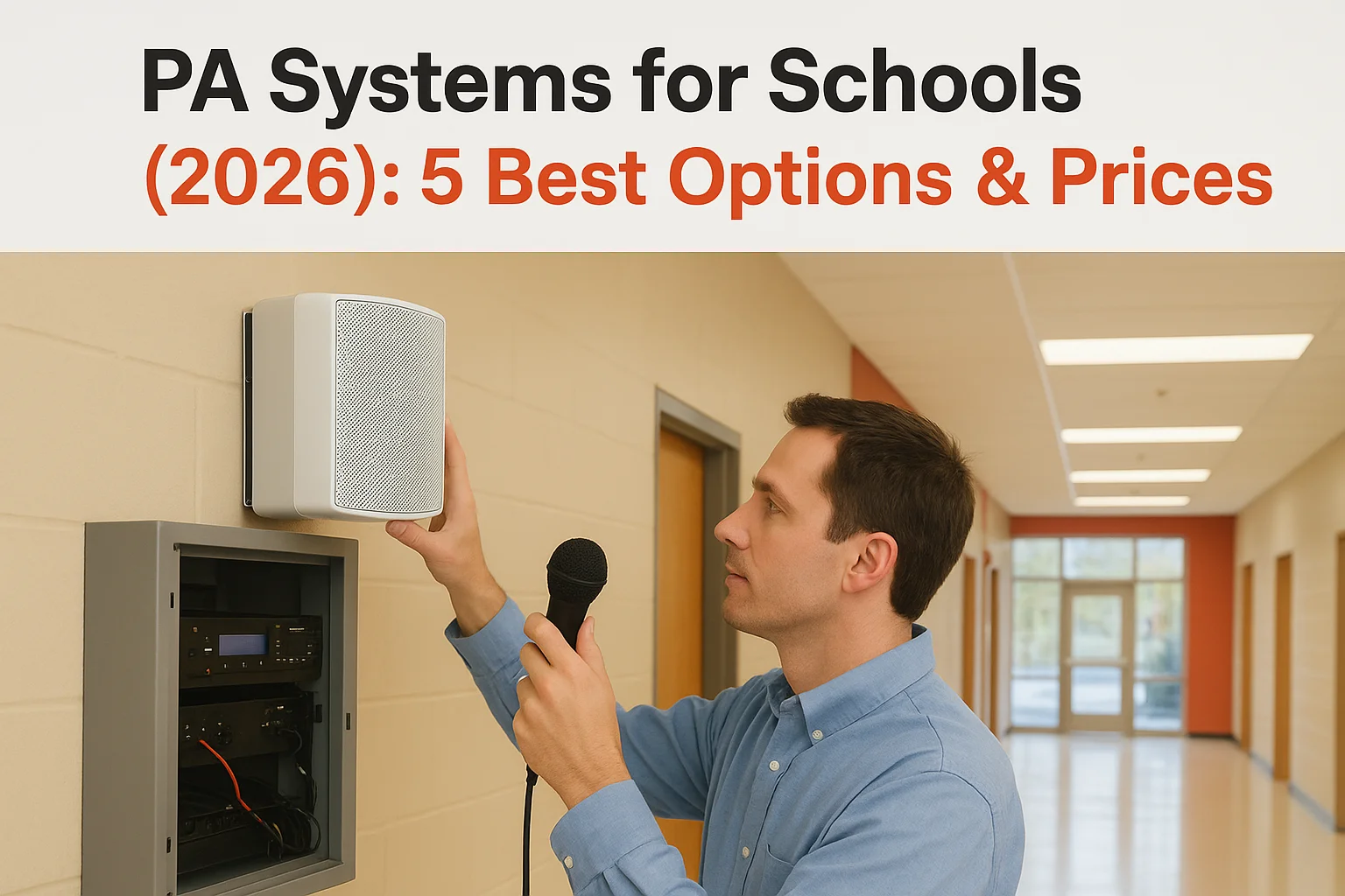 PA Systems for Schools (2026): 5 Best Options & Prices